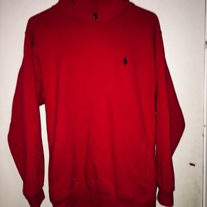 Red Polo Hoodie
